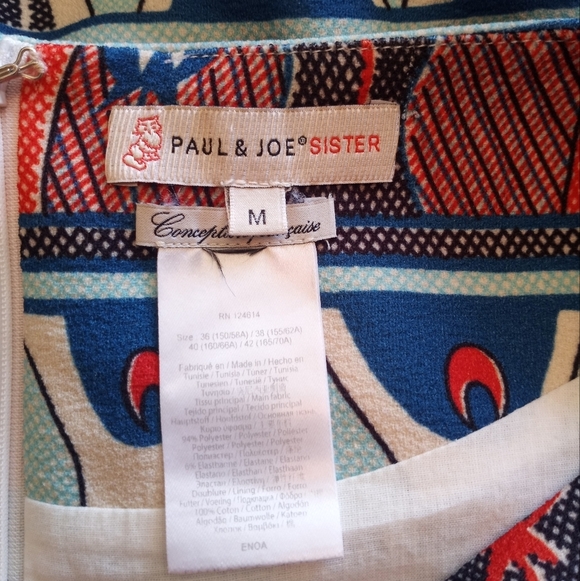 Anthropologie Paul and Joe Sister Guadalupe Retro Dropwaist Boho Shift Dress - Picture 5 of 5